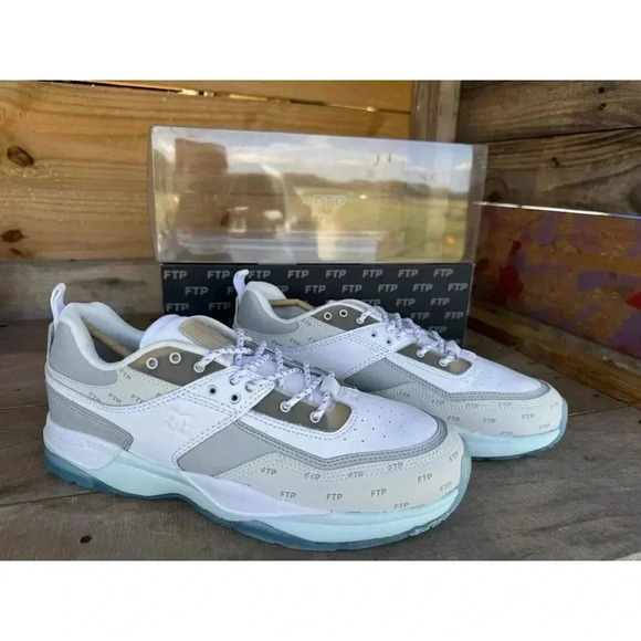 FTP E TRIBEKA DC SHOES SIZE 10 New DC shoes Exclusive X F*CK THE POPULATION - Picture 1 of 16